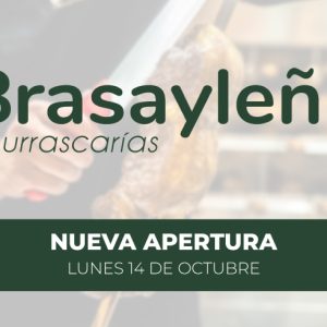 Brasayleña llega hoy 14 de octubre a Nevada Shopping